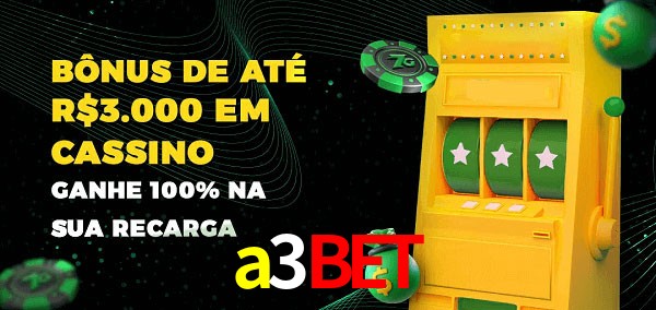 a3bet melhor bônus de depósito
